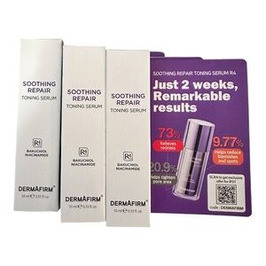 🆕 NWT Dermafirm Soothing Repair Toning Serum 3x10ml 30ml 1oz